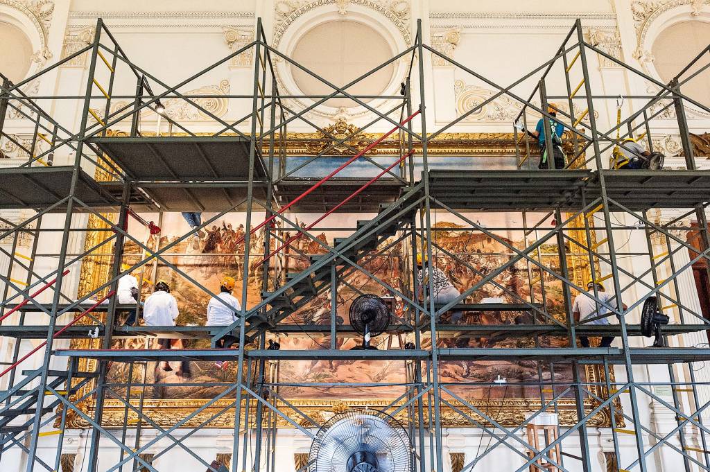 A famosa tela Independência ou Morte (1888) foi restaurada