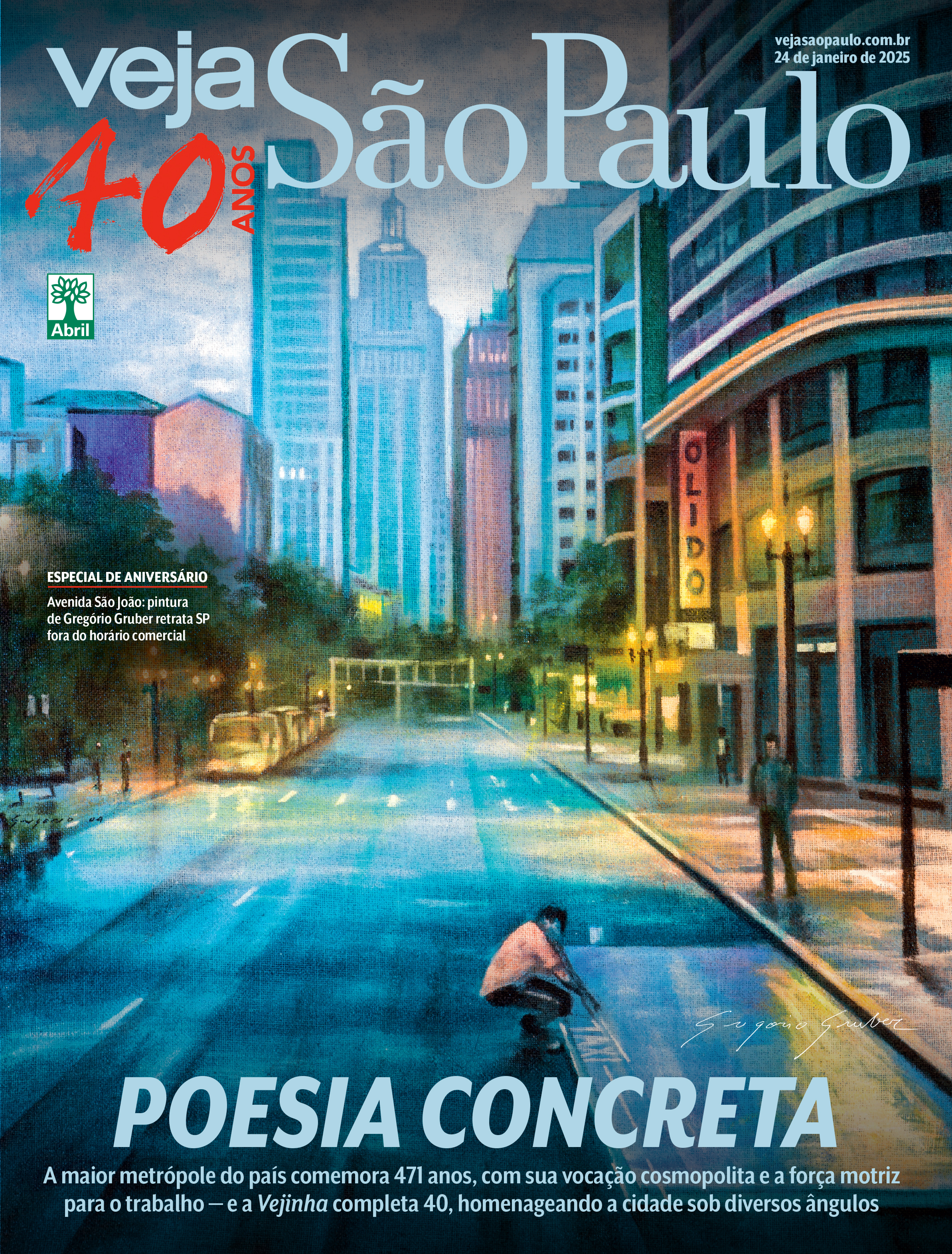 São Paulo faz 471 anos sob olhar sonhador de multiartista Gregório Gruber