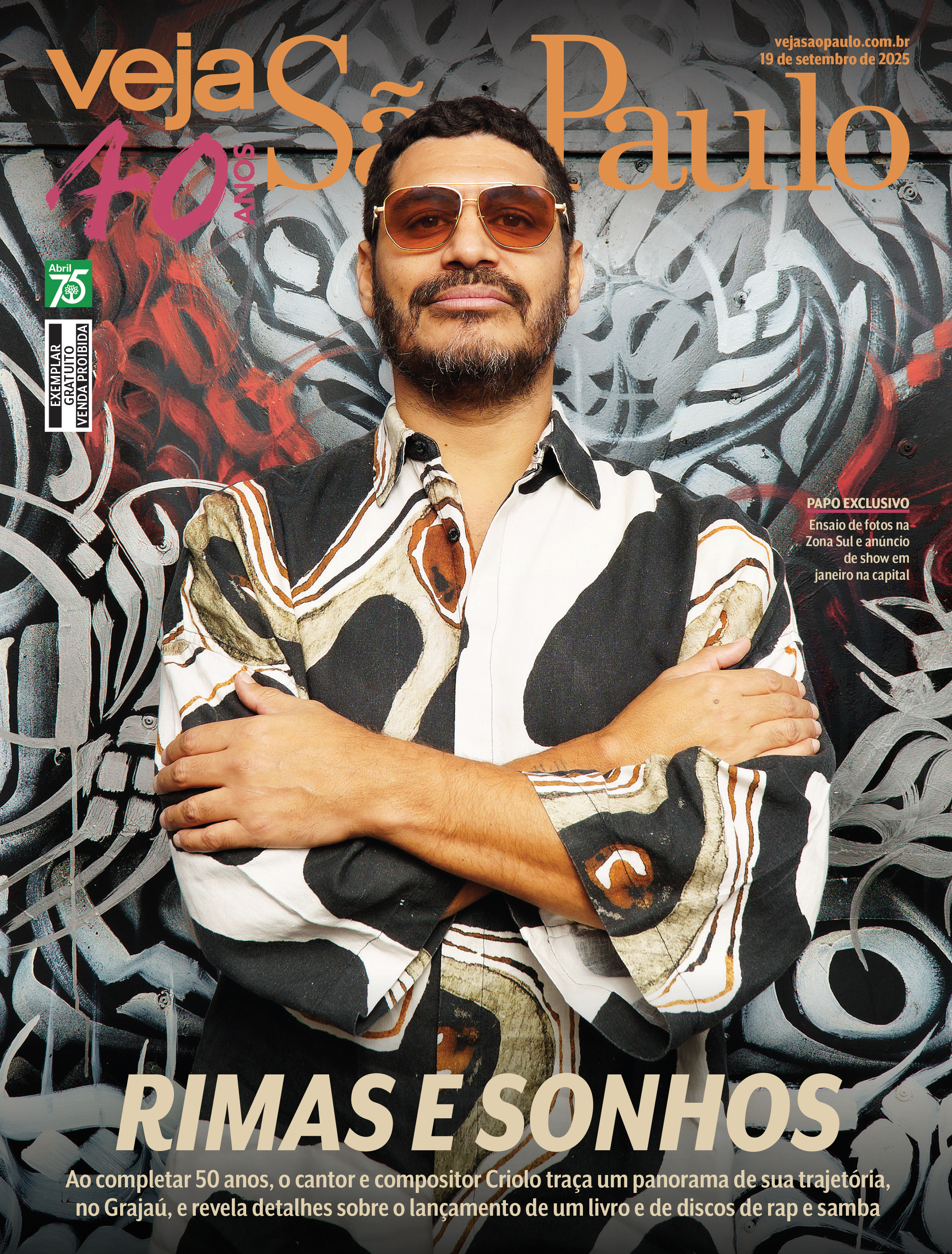 Um papo com Criolo sobre seus 50 anos, novidades e Grajaú