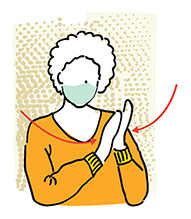 Duas palmas (Ilustração Joana Resek) Duas palmas (Ilustração Joana Resek)