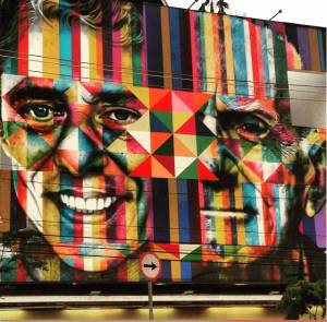 Mural Chico e Ariano na Fnac Pinheiros Mural Chico e Ariano na Fnac Pinheiros