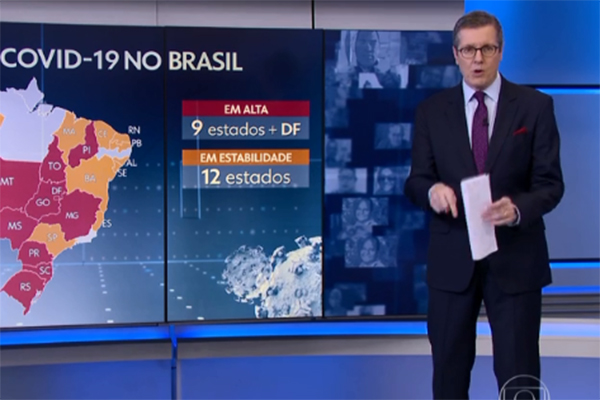 Márcio Gomes é elogiado nas redes sociais após ‘aula’ no Jornal Nacional