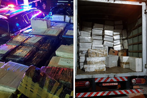 Polícia encontra 8 toneladas de maconha em entreposto próximo ao Ceagesp
