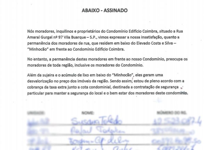 abaixo assinado abaixo assinado