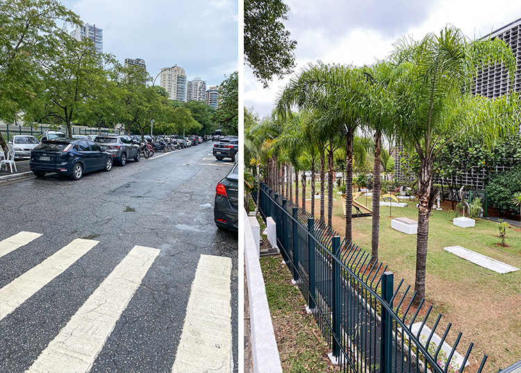 Vagas de estacionamento por todos os lados da Assembleia e calçadas isoladas: mau exemplo, que destoa do Plano Diretor Vagas de estacionamento por todos os lados da Assembleia e calçadas isoladas: mau exemplo, que destoa do Plano Diretor