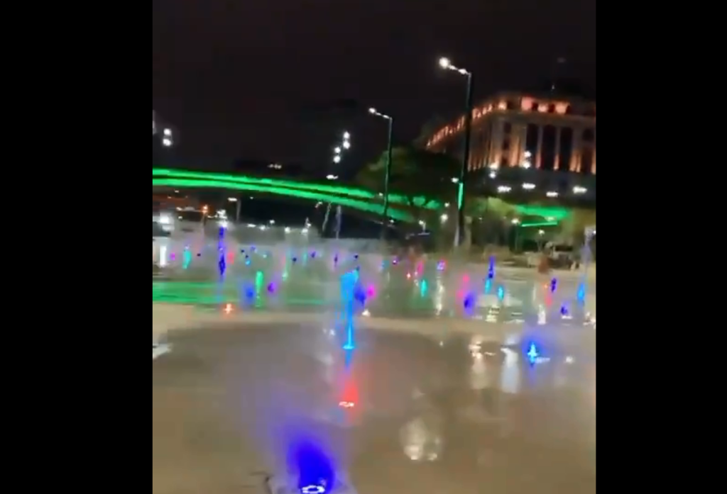 Vídeo com testes de luzes e fontes de água no Anhangabaú recebe críticas