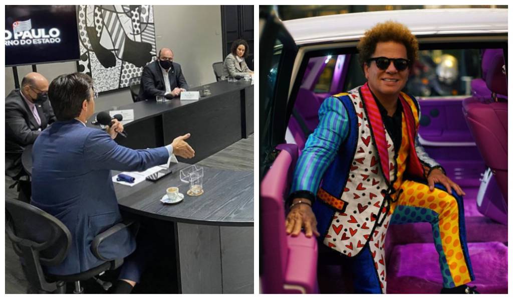 ‘Abaporu de Romero Britto’ rouba atenção em reunião do governo, veja obra