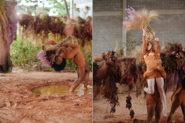 Muito movimento: coreografia foi uma celebração à natureza Muito movimento: coreografia foi uma celebração à natureza