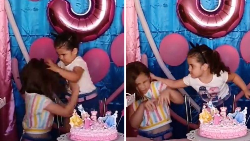 Treta infantil em festinha de 3 anos viraliza e já é o melhor meme de 2020