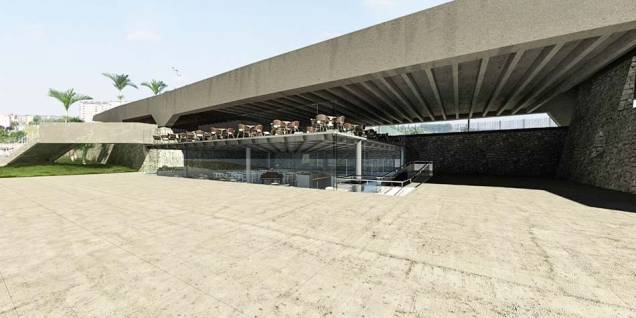 Projeto do arquiteto Mauricio Xavier para o espaço abandonado: uso comercial foi proibido pelo zoneamento e pelo tombamento da área “estritamente residencial” Projeto do arquiteto Mauricio Xavier para o espaço abandonado: uso comercial foi proibido pelo zoneamento e pelo tombamento da área “estritamente residencial”