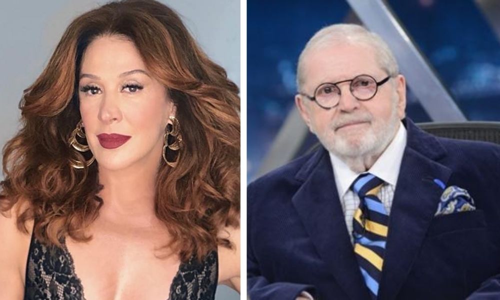 Claudia Raia e Jô Soares