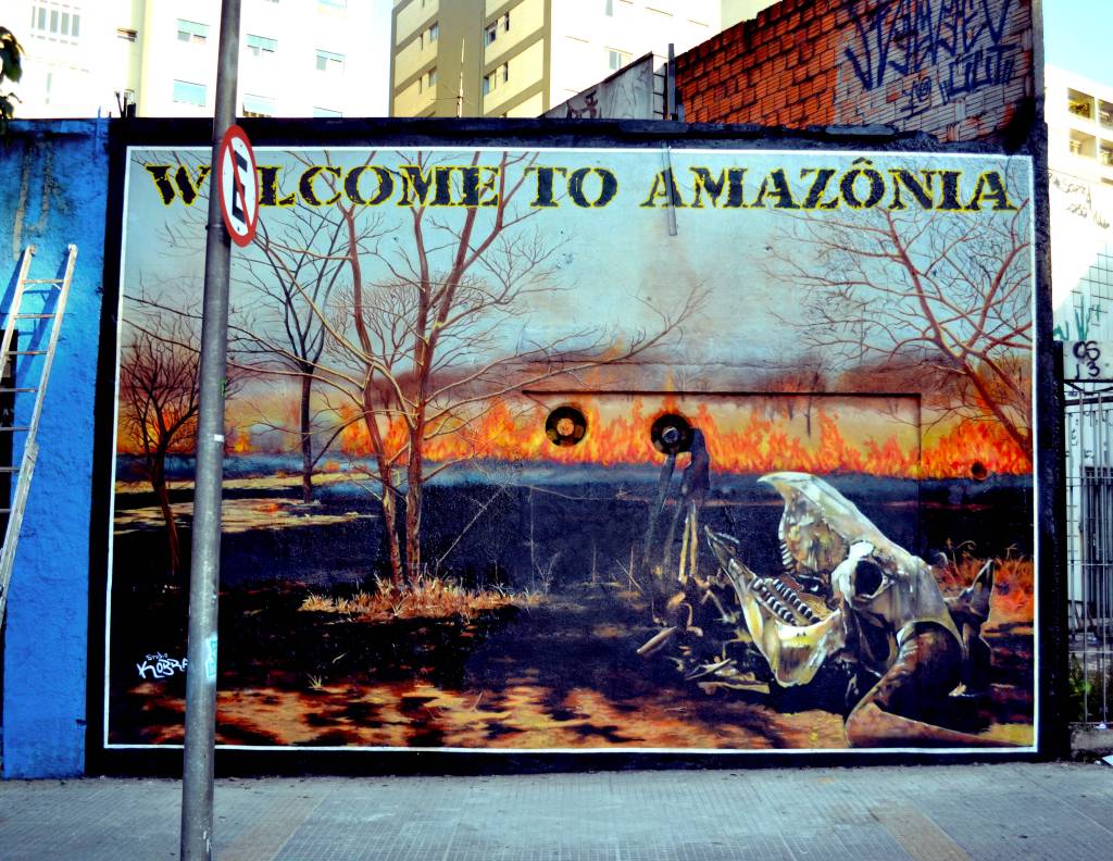 Eduardo Kobra – Welcome to Amazônia Welcome to Amazônia, mural de Kobra na Avenida Rebouças