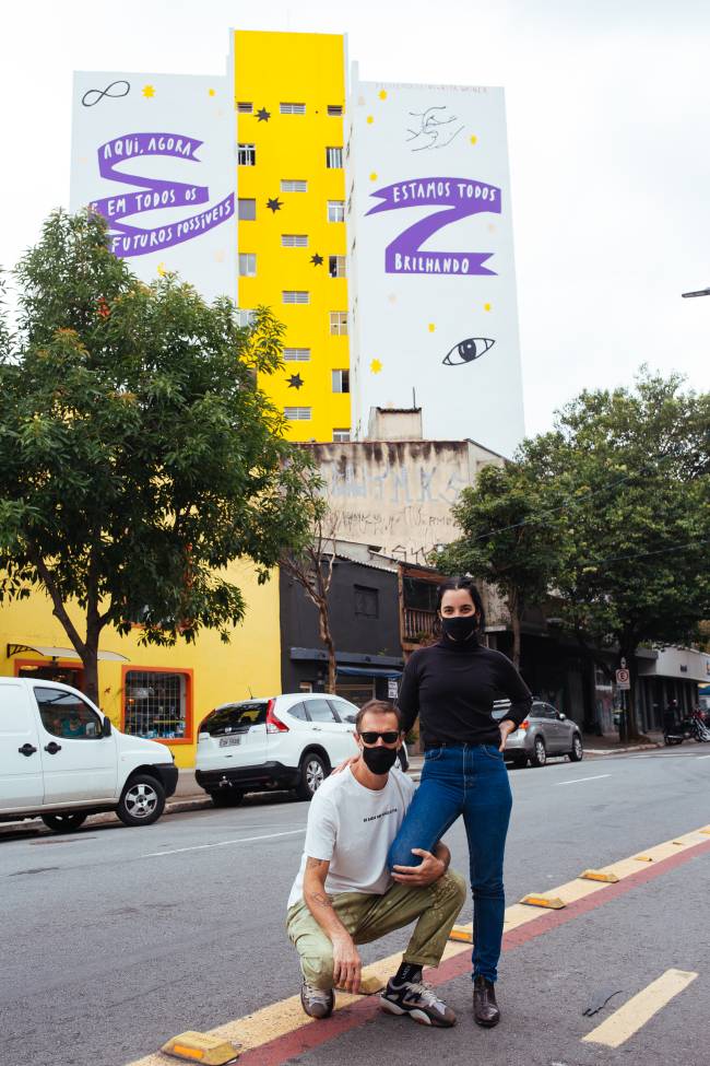 ChandonXLabaraque-84 Felipe Morozini e Rita Wainer em frente a sua nova criação: um