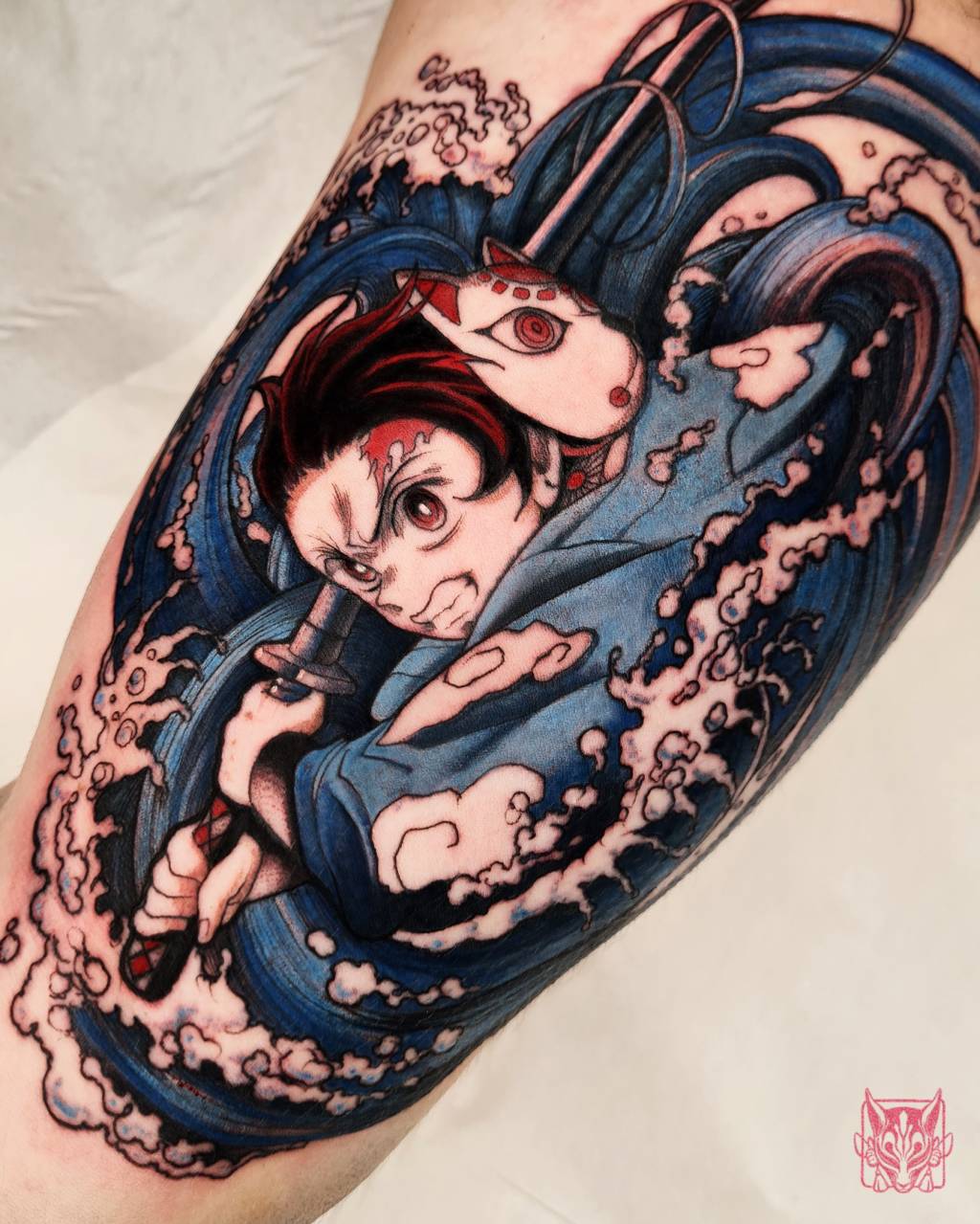 animes loading Tanjiro, do anime Kimetsu no Yaiba ou Demon Slayer