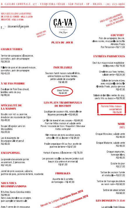 Card&aacute;pio &Ccedil;a-Va