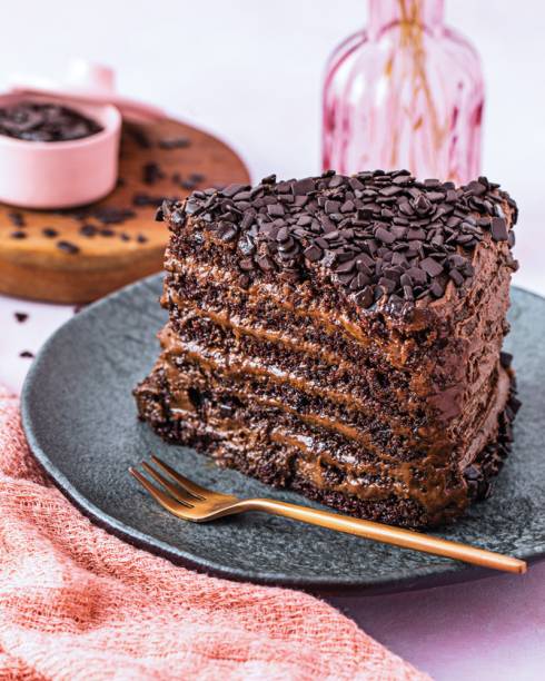 Bolo de ganache: sete camadas de recheio