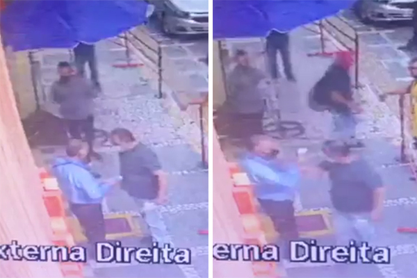 Fiscal da prefeitura se recusa a aferir temperatura e dá tapa na mão de segurança