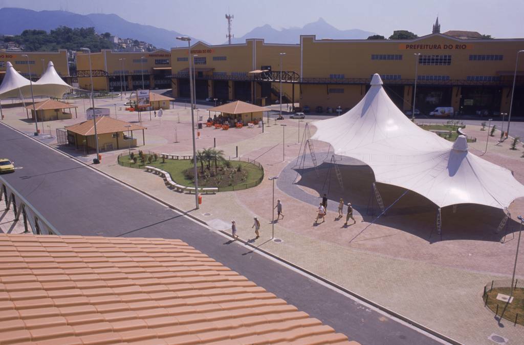 Cidade do Samba, local que reúne os Barracões das Escola de Sampa do Grupo Espec Visão aérea da Cidade do Samba