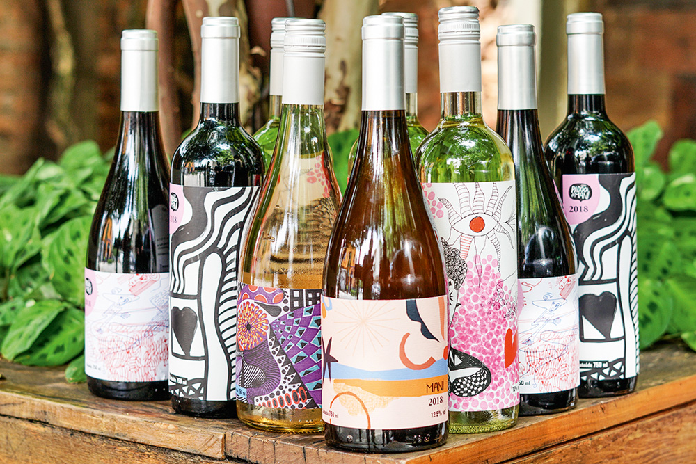 Maní lança vinhos com rótulos ilustrados pela chef Helena Rizzo