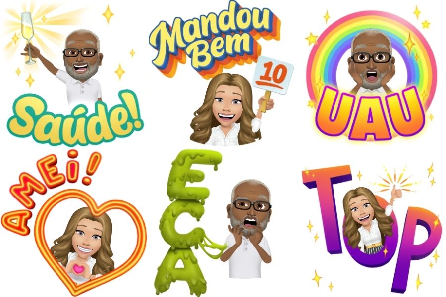 “Rsrsrs”: Facebook lança 10 novos avatares com reações brasileiras