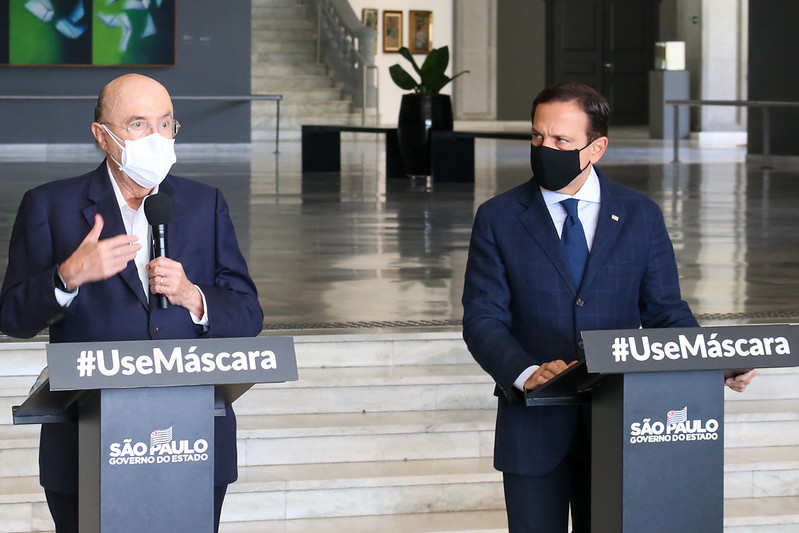 João Doria e Henrique Meirelles