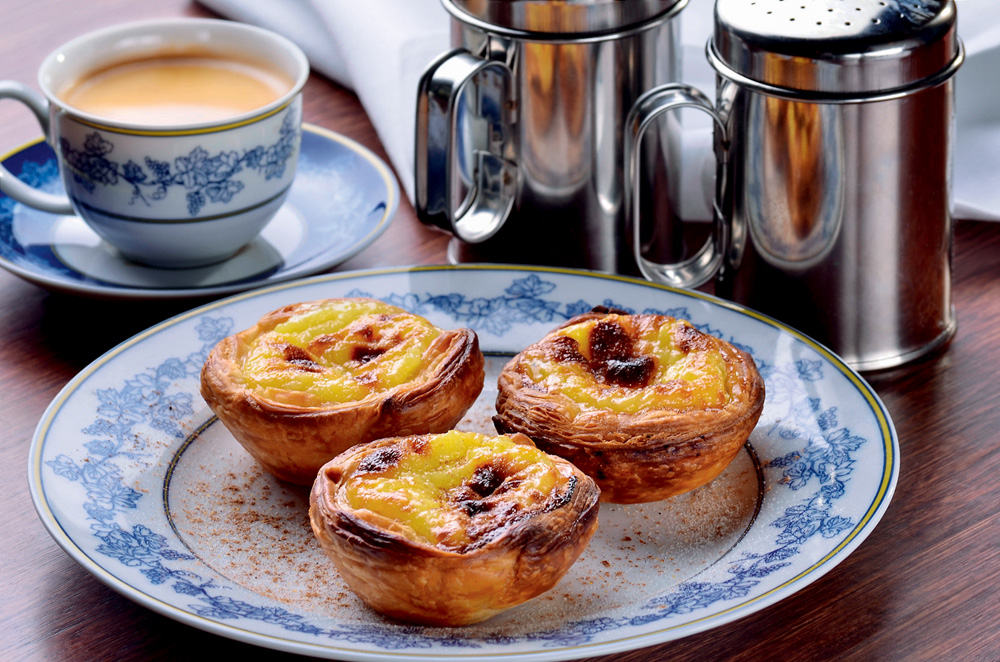 Pastel de Nata – Rancho Português Trio de pastel de nata: incluído no menu completo para entregas