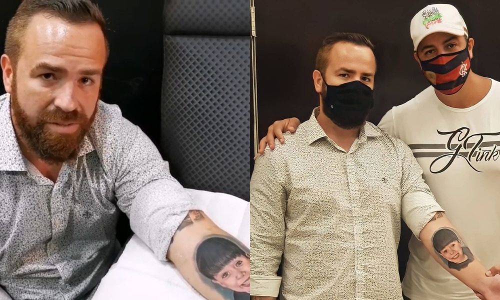 Pai de Henry homenageia filho com uma tatuagem no braço