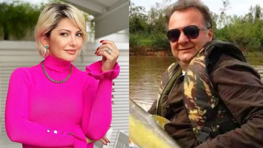 Imagem dupla: Antônia à esquerda e foto do irmão mais velho à direita
