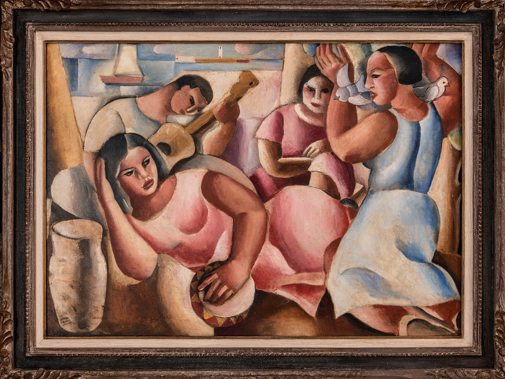 Exposição traz pinturas de grandes dimensões de Di Cavalcanti