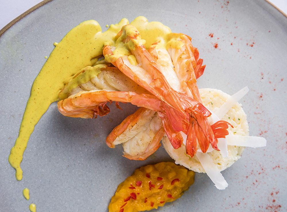 A comida do Cantaloup está apimentada