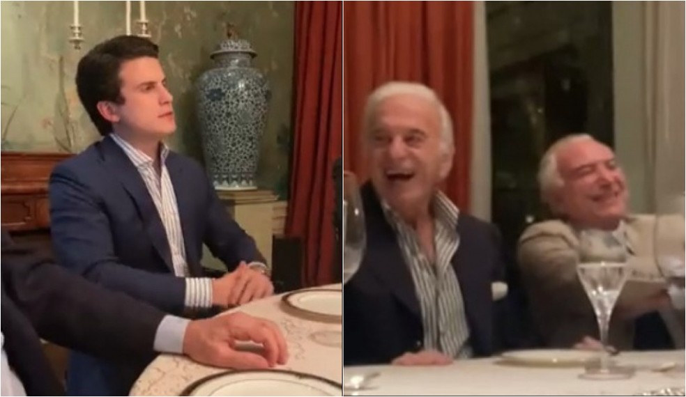 Temer ri de imitação de Bolsonaro em jantar com políticos em SP