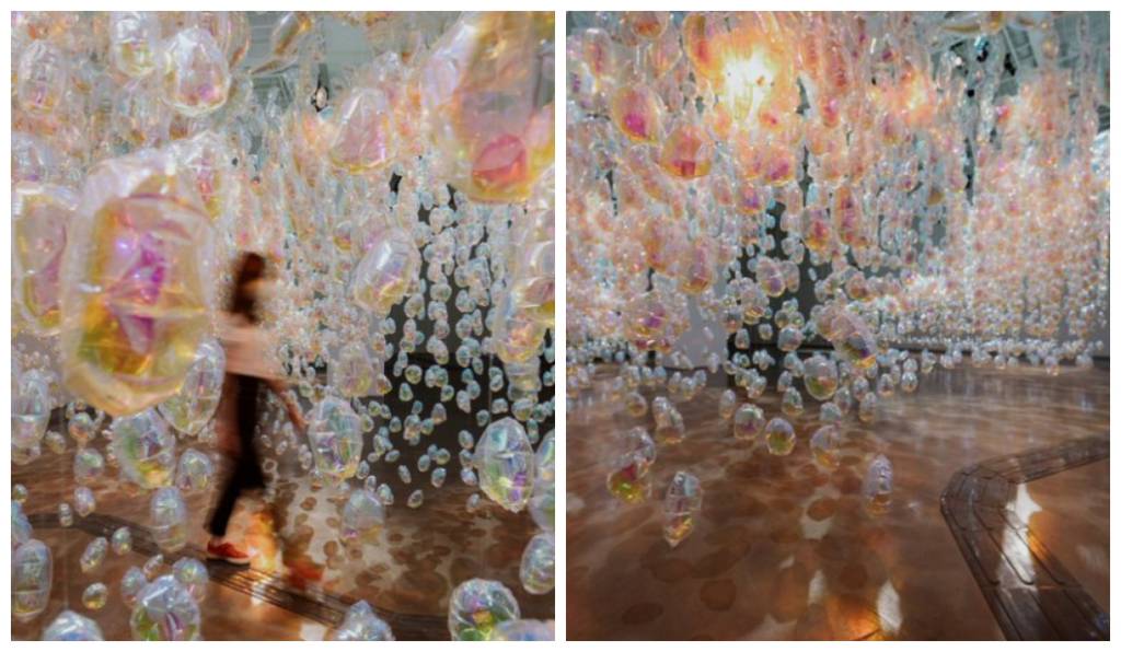 Obra com 9 000 balões é exibida na Japan House