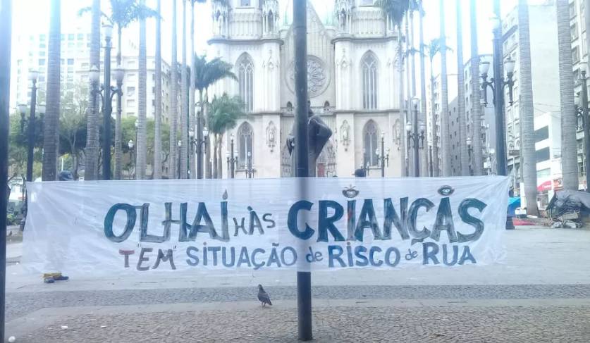 Ativistas chamam a atenção sobre aumento de crianças nas ruas