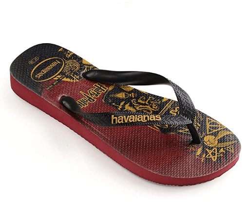 chuveiro Um chinelo do Harry Potter vermelho