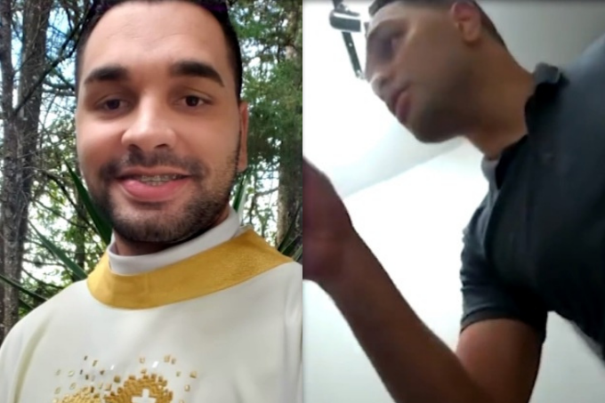 Suspeito de abuso sexual, padre é filmado agredindo ex-seminarista