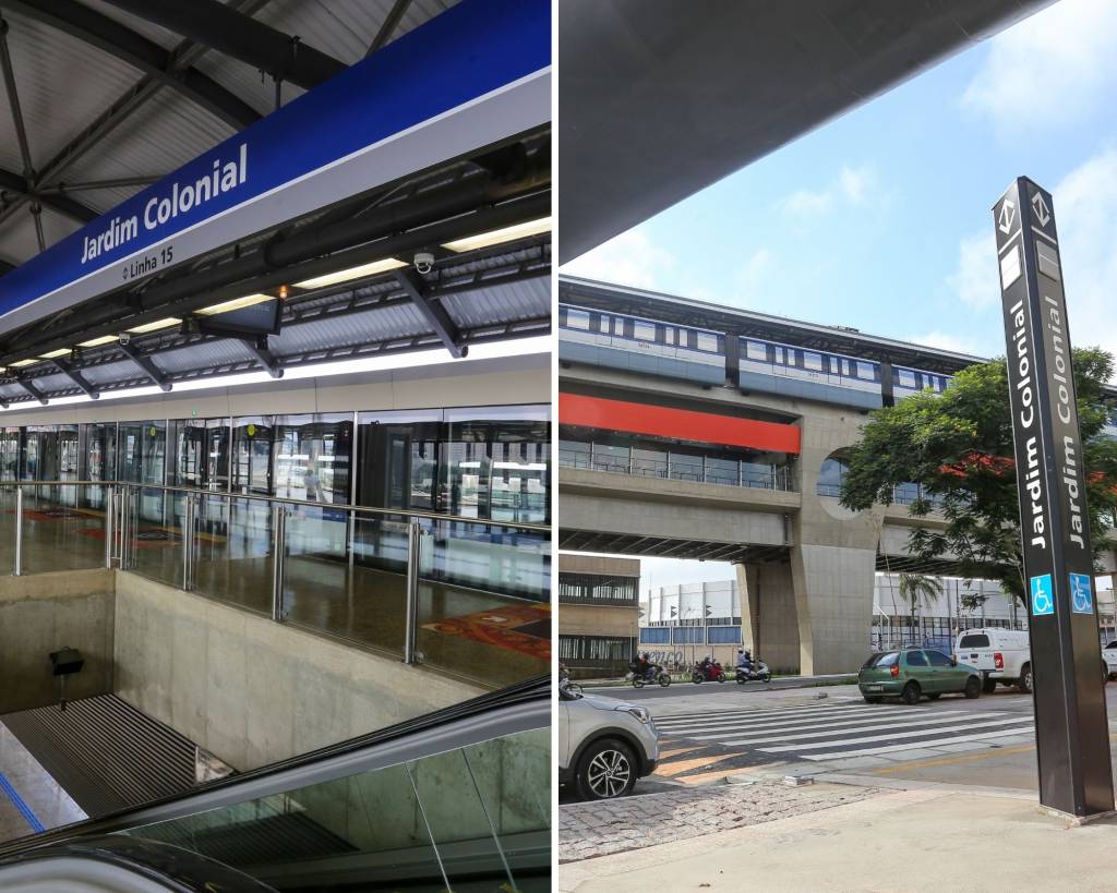 Prometida para 2012, estação Jardim Colonial da linha 15-prata é entregue