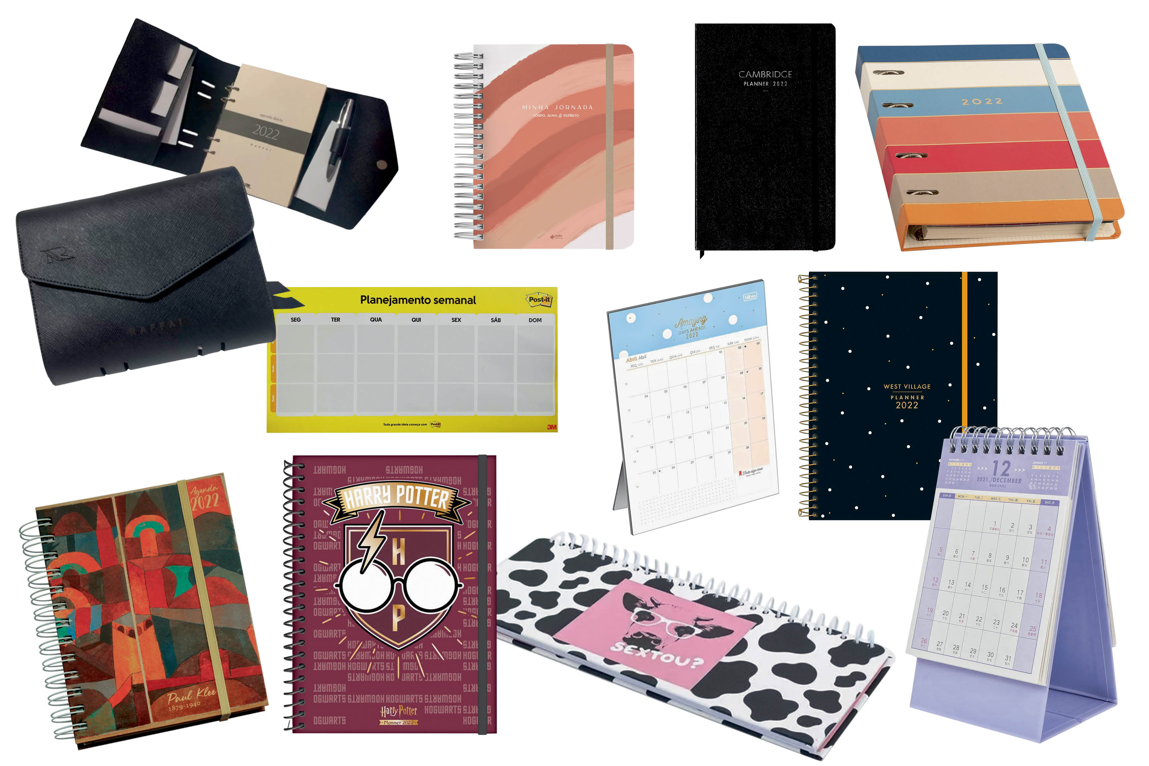 Novas páginas: agendas e planners para começar o ano com tudo organizado