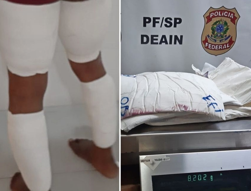 PF prende 10 tentando embarcar com 42kg de drogas em Guarulhos