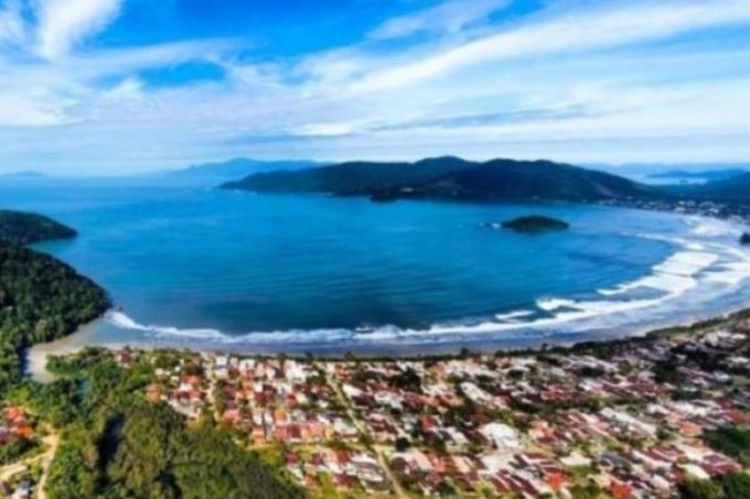 Vista da cidade de Ubatuba, no litoral norte paulista
