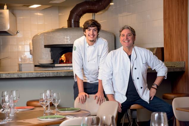 Franco Ravioli e Lorenzo Ravioli: filho e pai tocam juntos a cozinha da pizzaria Franco Ravioli e Lorenzo Ravioli: filho e pai tocam juntos a cozinha da pizzaria