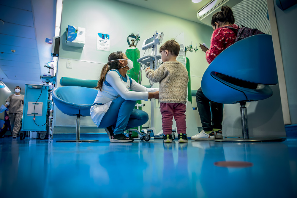 Atendimento no Hospital Infantil Sabará, em Higienópolis