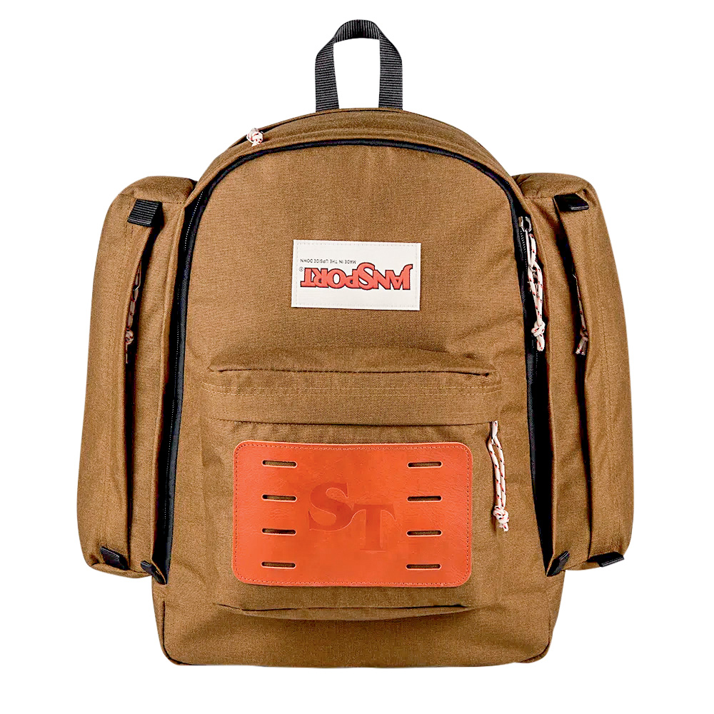 Mochila marrom inspirada em Stranger Things