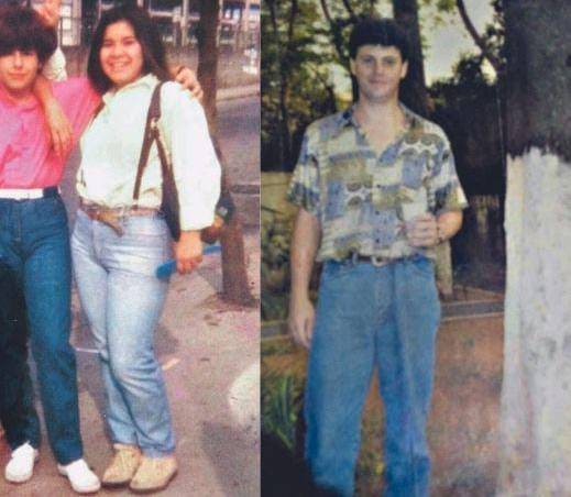 valeria e alfredo jovens Valéria e Alfredo jovens, em montagem com duas fotos separadas