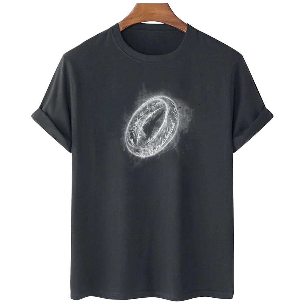 Camiseta .jpg Camiseta feminina estampada com o anel de