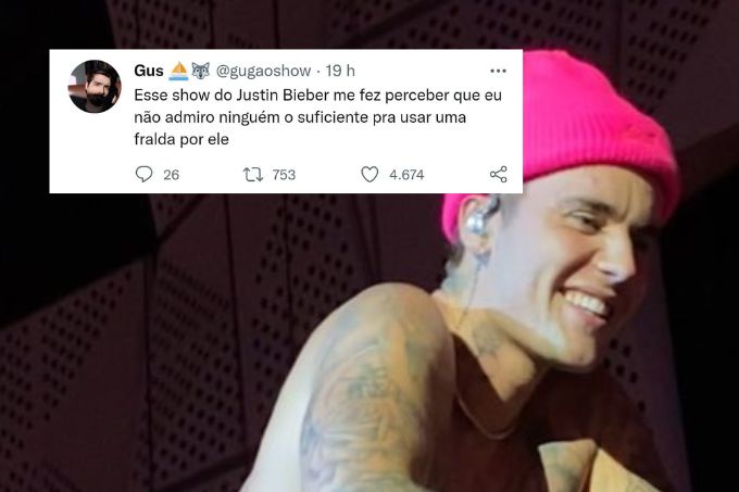 Show de Justin Bieber no Rio teve pancadaria, oração e fã usando fralda