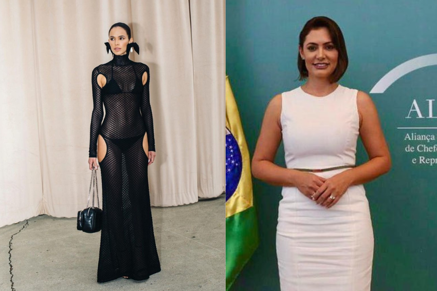 Michelle Bolsonaro critica look de Bruna Marquezine: “Feia e vulgar”