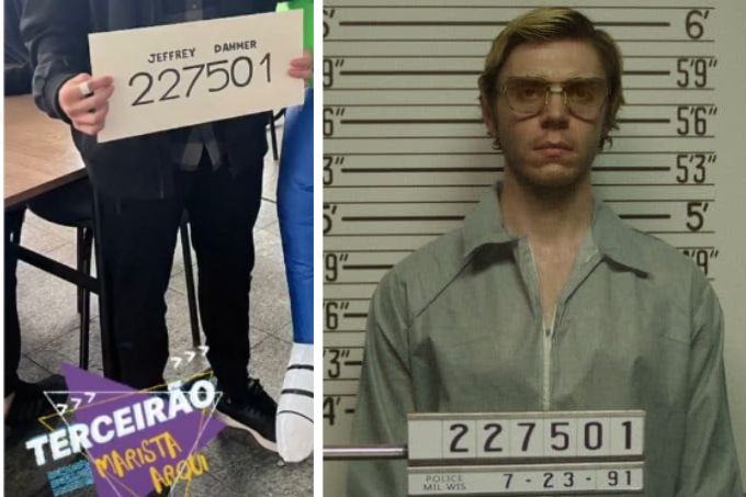 Aluno do colégio Marista vai fantasiado de Jeffrey Dahmer à escola
