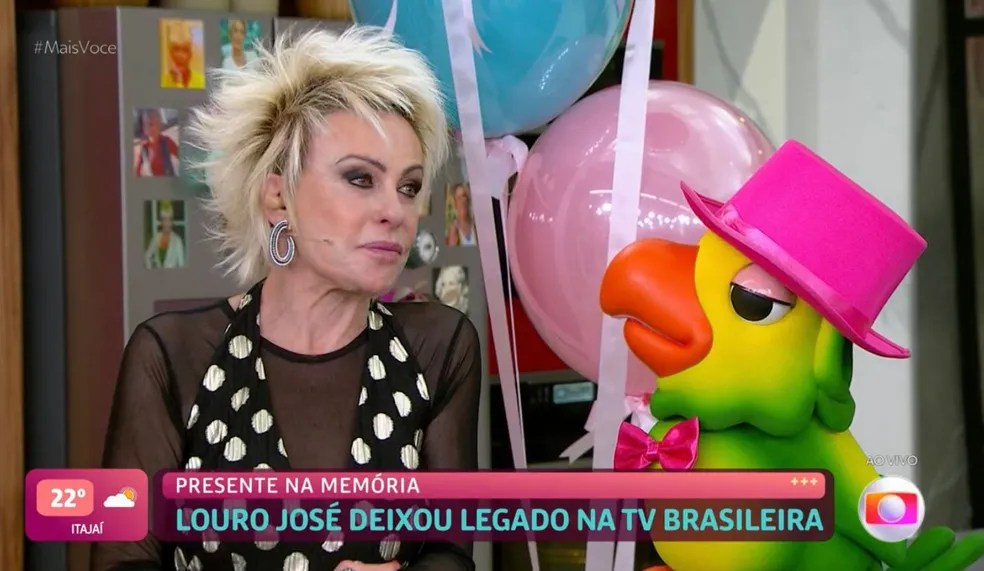 Ana Maria Braga: homenagem a Louro José nos 23 anos de 'Mais Você'