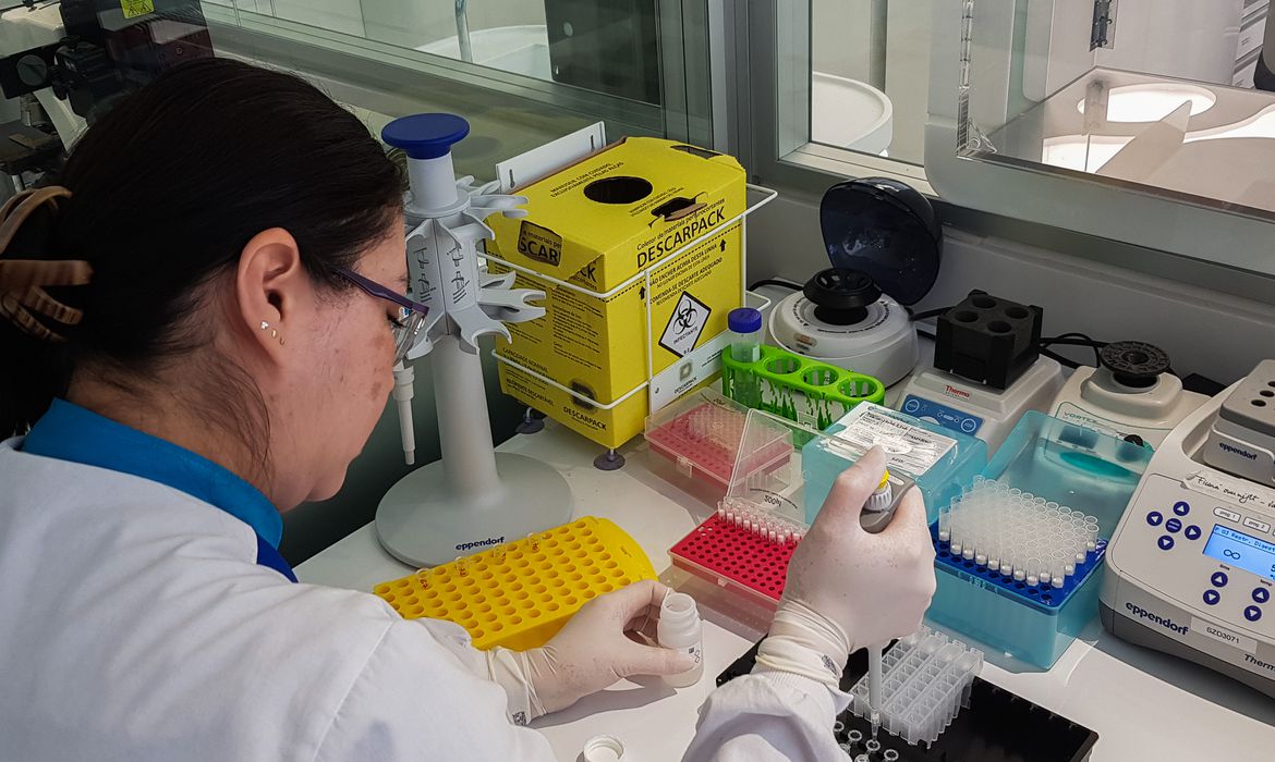 Procedimento de extração de DNA