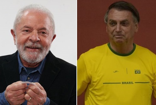 Lula e Jair Bolsonaro
